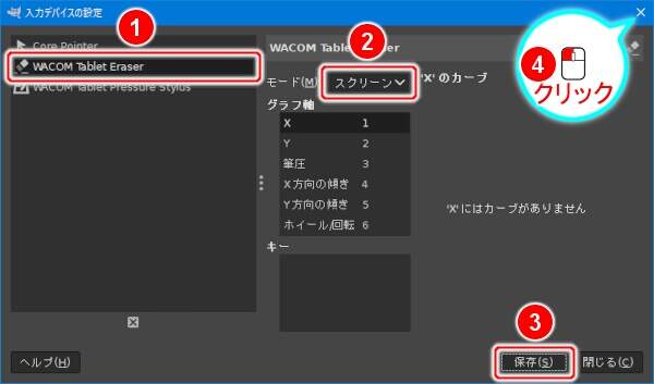 3. 消しゴムのデバイスの動的特性も有効に
